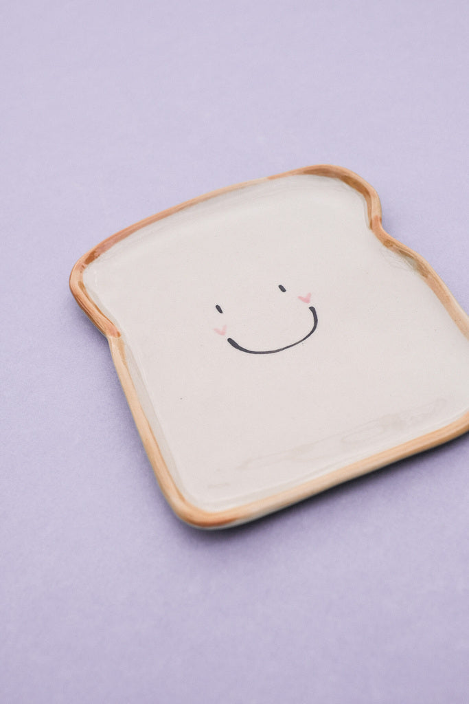 Petite tartine en céramique artisanale
