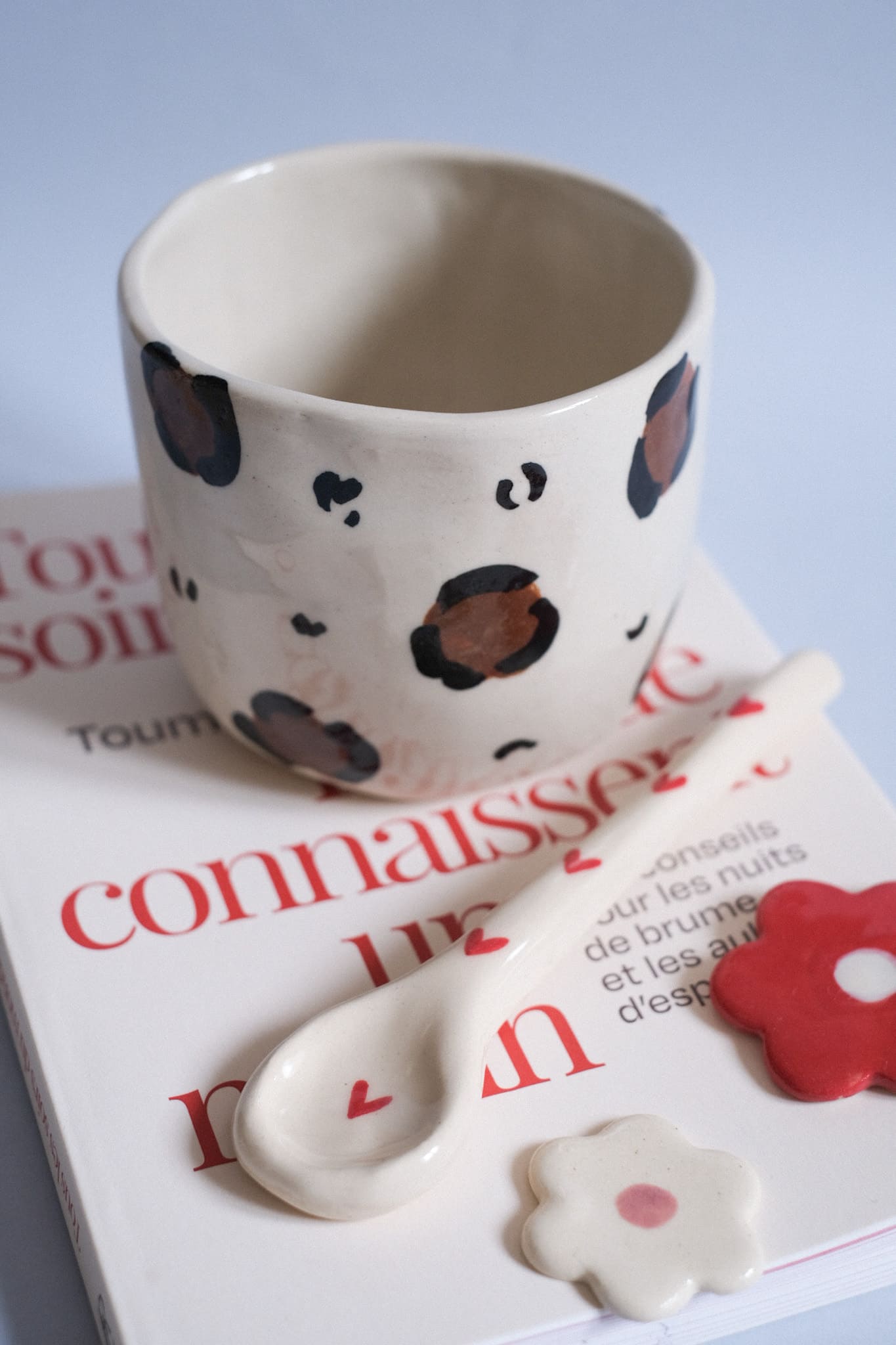 Mug en céramique - léopard sans anse