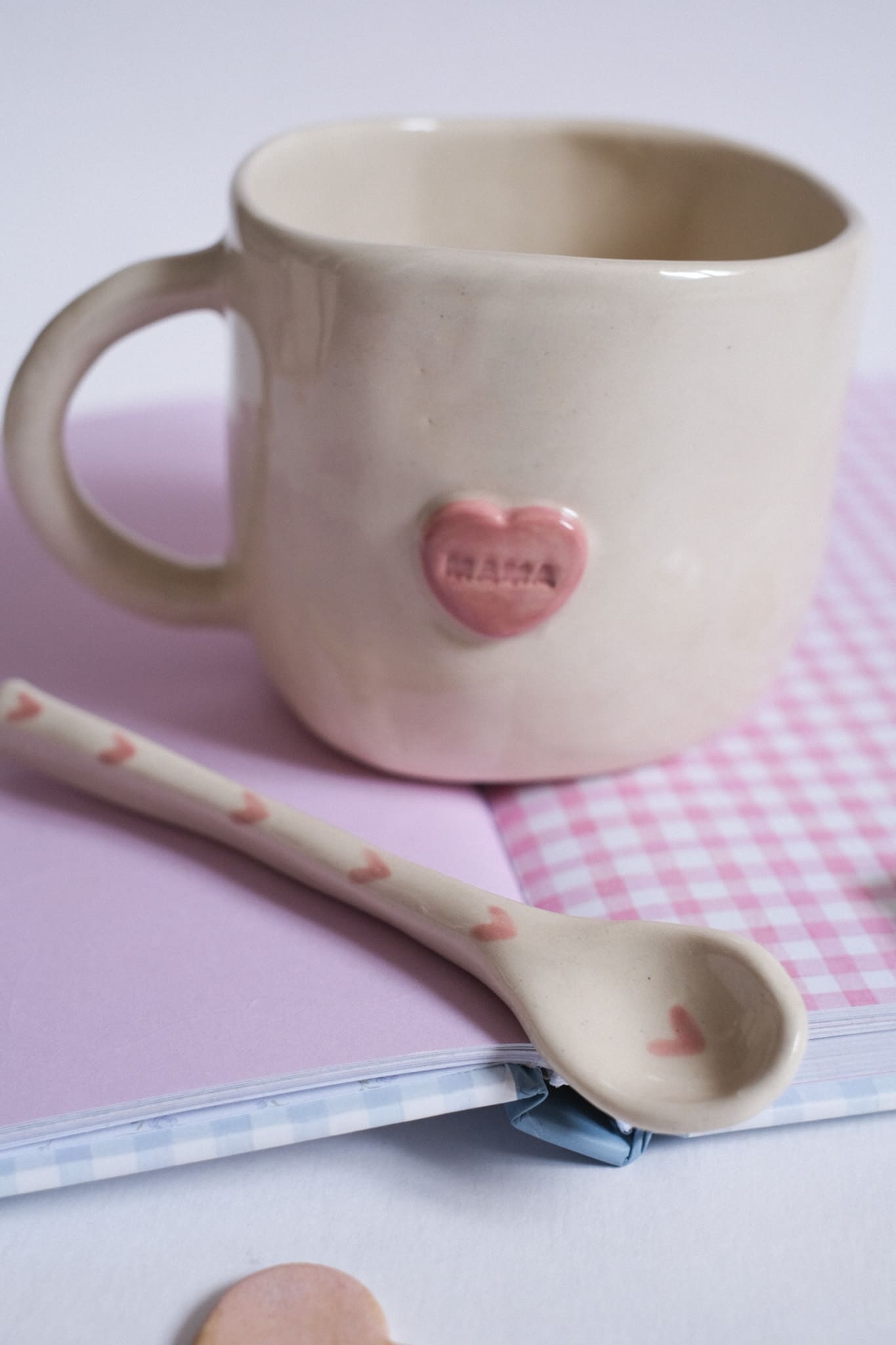 Mug en céramique - cœur mama