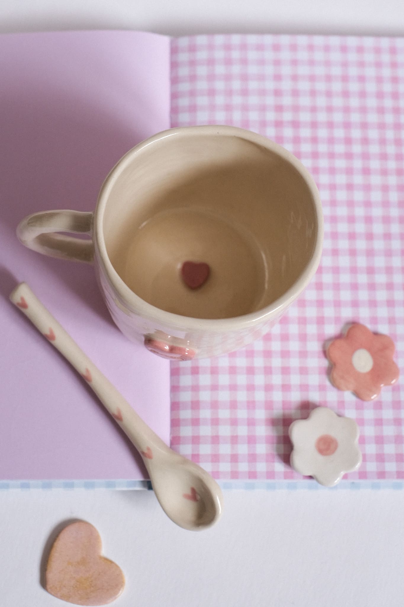 Mug en céramique - cœur mama