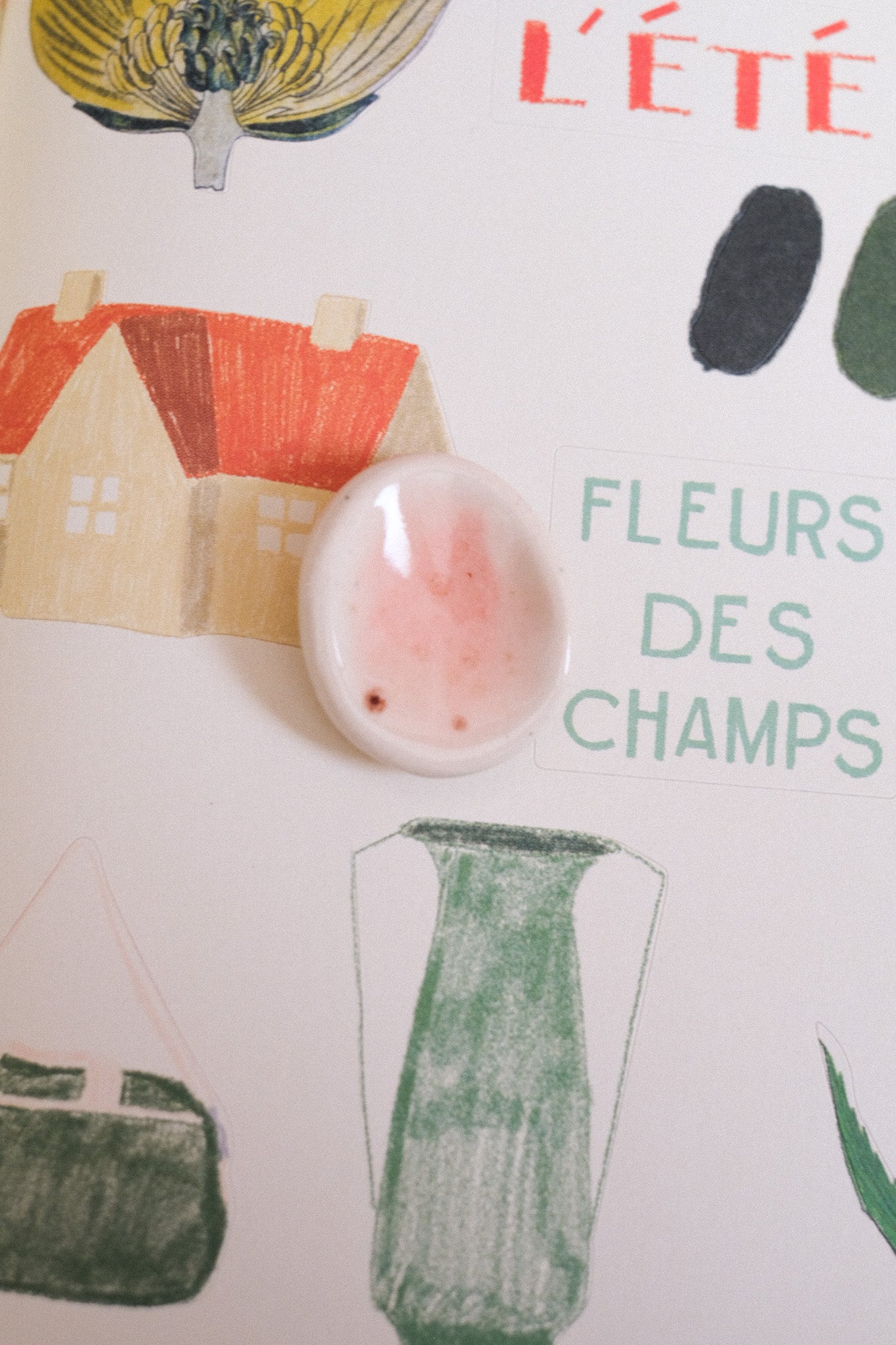 Pierre d'apaisement – Worry Stone en céramique