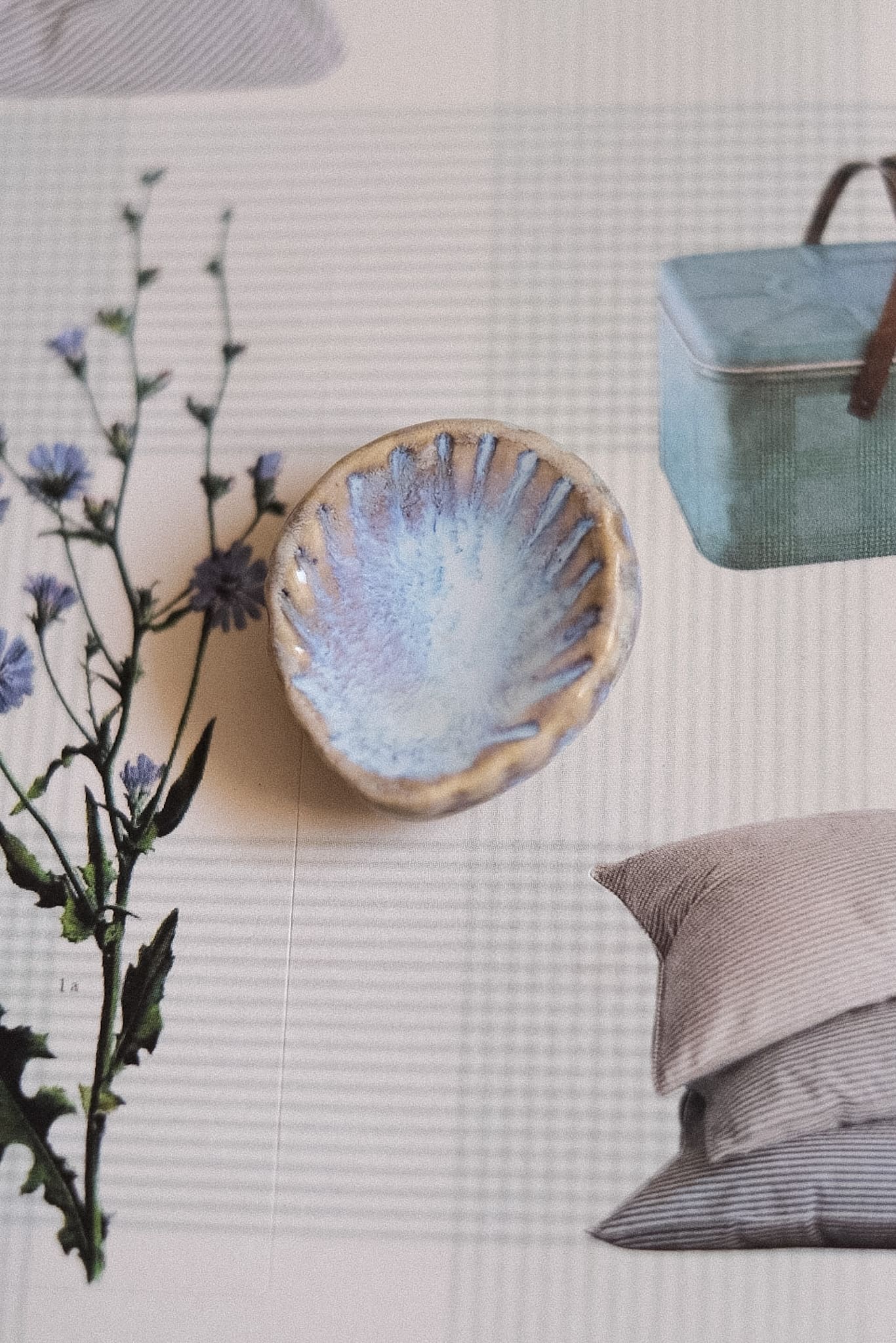 Pierre d’apaisement Worry Stone coquillage en céramique