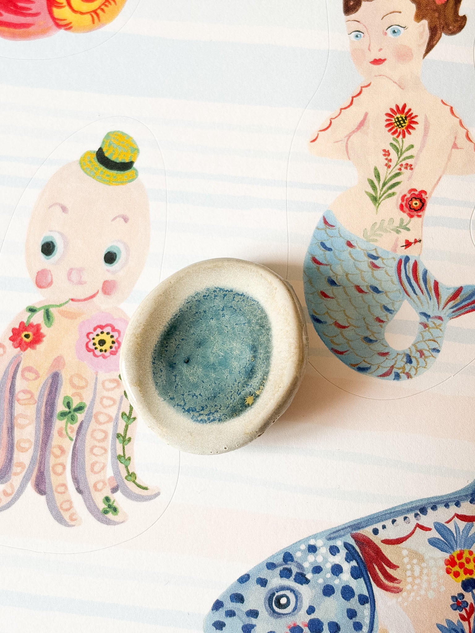 Pierre d'apaisement – Worry Stone en céramique